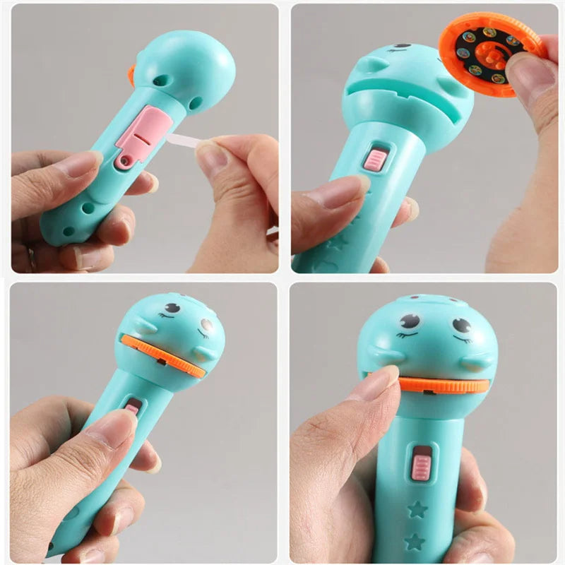 Kids Cartoon Projection Flashlight