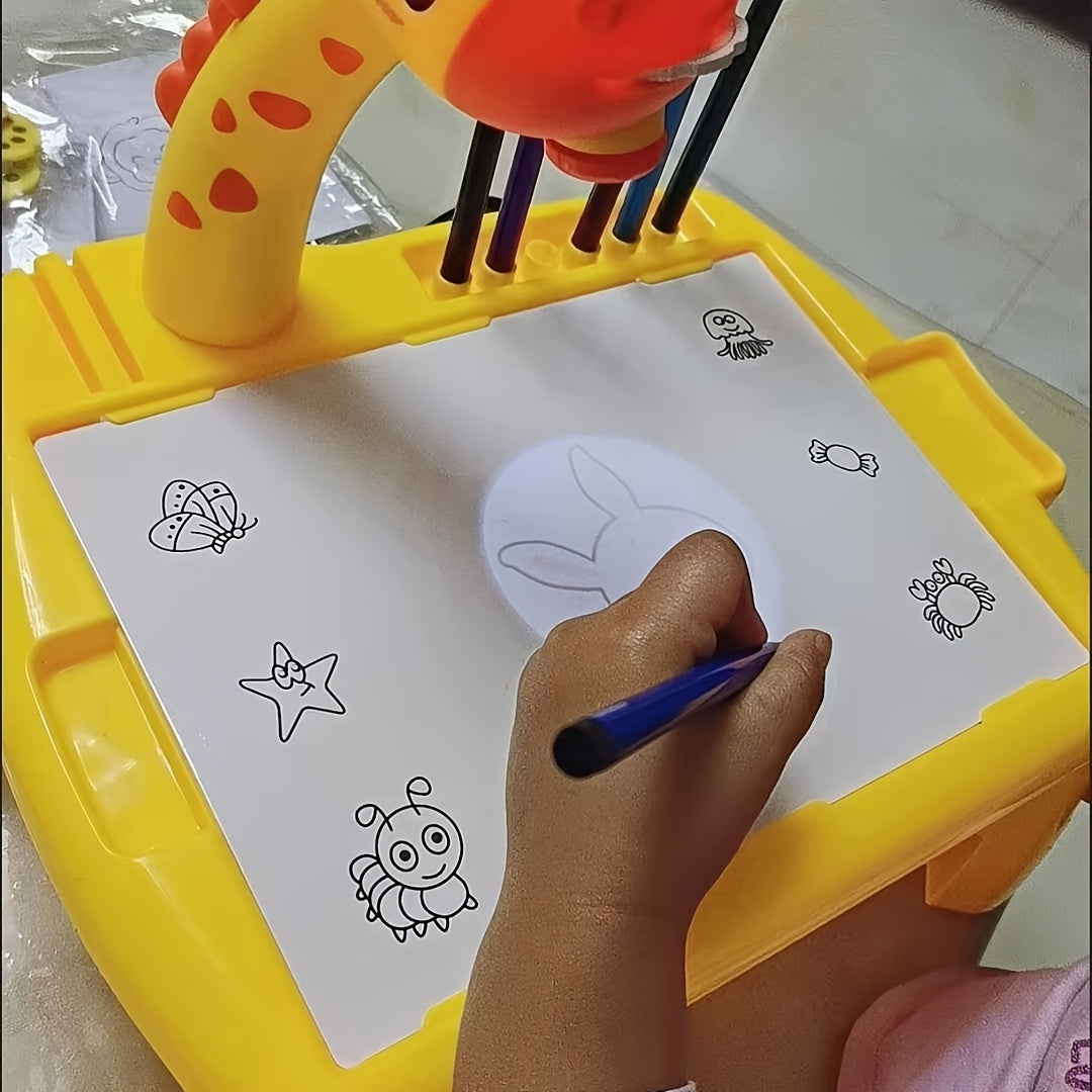 LED Projector Art Painting Table – Educational Drawing Toys for Kids