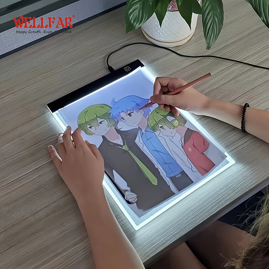 A5 LED Drawing Light Pad – Adjustable Tracing Board for Artists & Creatives