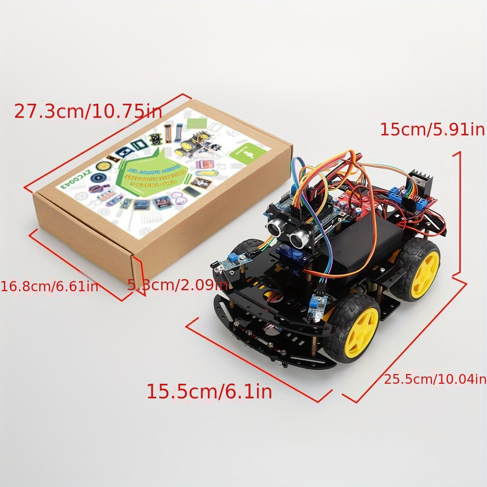 ELEGOO UNO R3 Smart Robot Car Kit – Educational DIY Arduino Kit