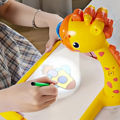 LED Projector Art Painting Table – Educational Drawing Toys for Kids